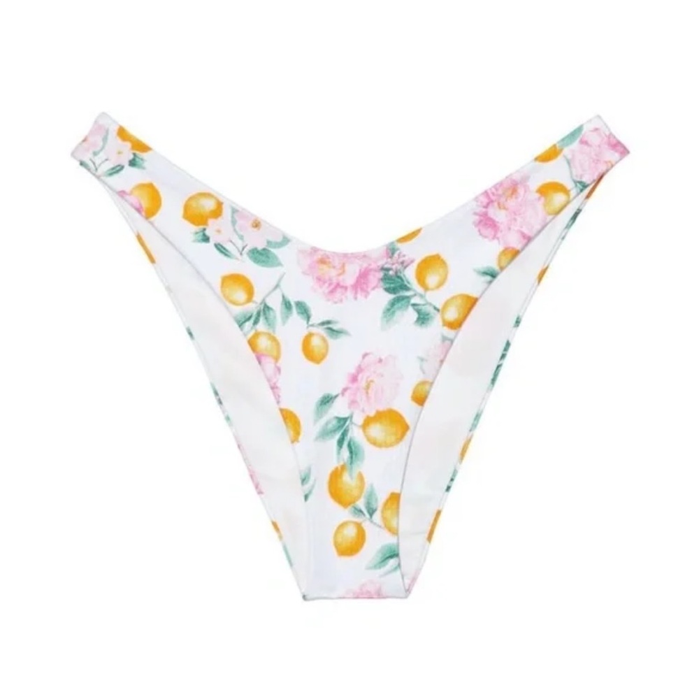 Victoria's Secret Brazilian High Cut Bikini Bottom in Lemon Blossom